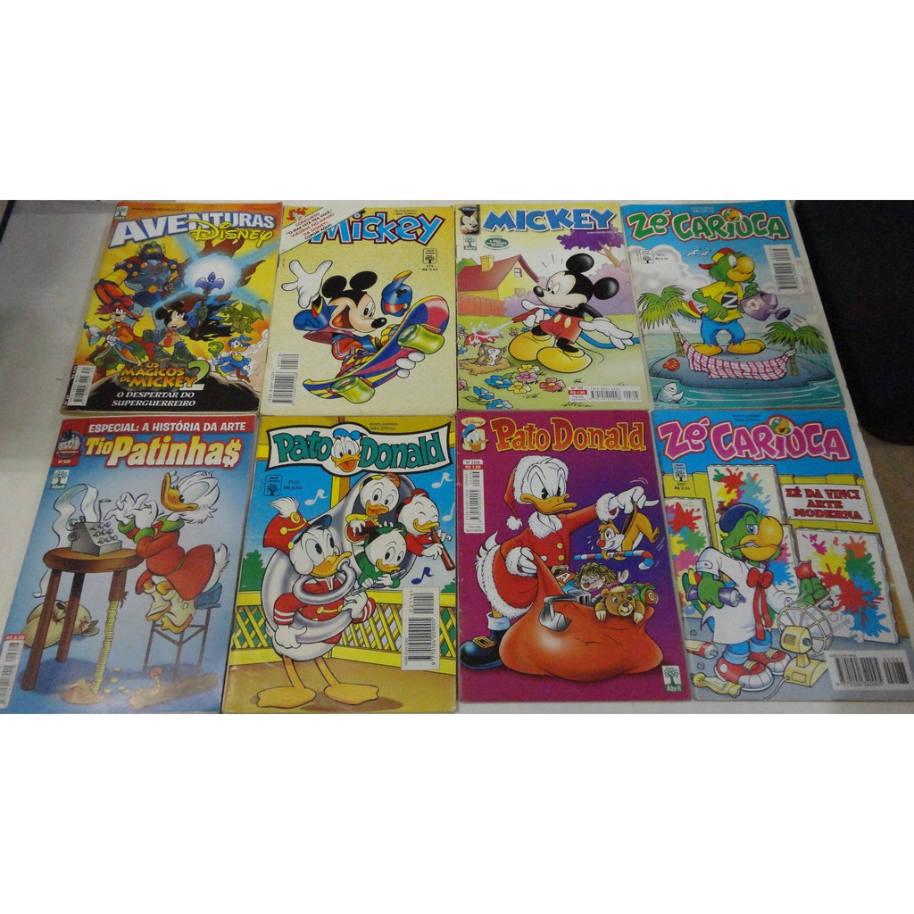 Gibis Disney Pato Donald Z Carioca Tio Patinhas Mickey Margarida