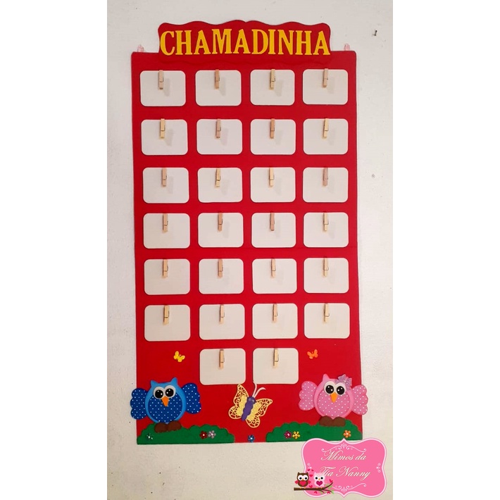 Painel Chamadinha Em Eva Shopee Brasil