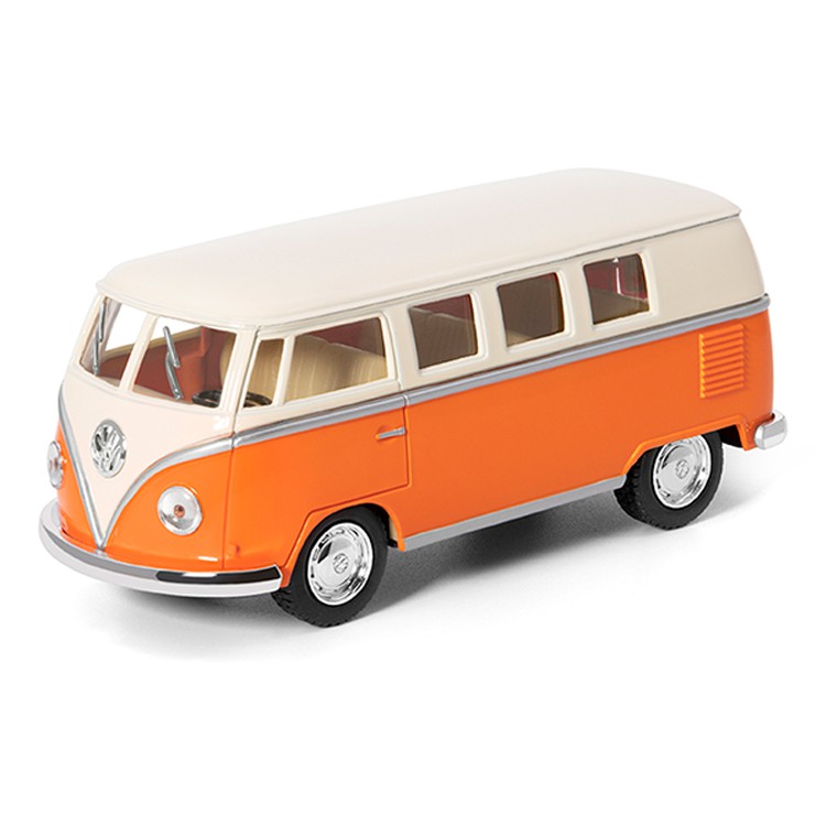 Carrinho Volkswagen Kombi Teto Bege 1962 1 32 Metal Kinsmart Shopee