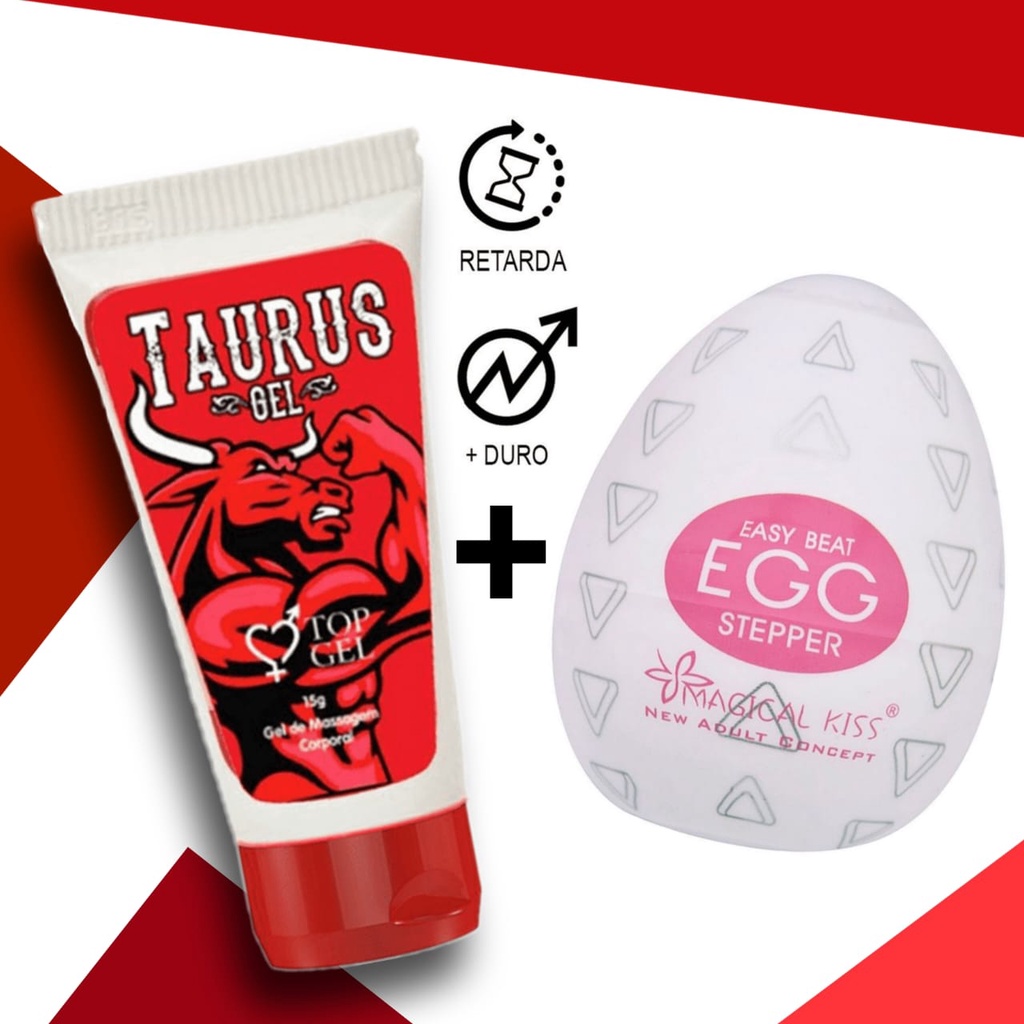 Kit Sex Shop Egg Ovo Masturbador Gel Retardante E Prolongador