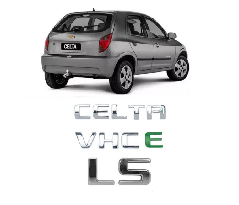 Emblemas Celta Vhce Ls A Modelo Original Shopee Brasil