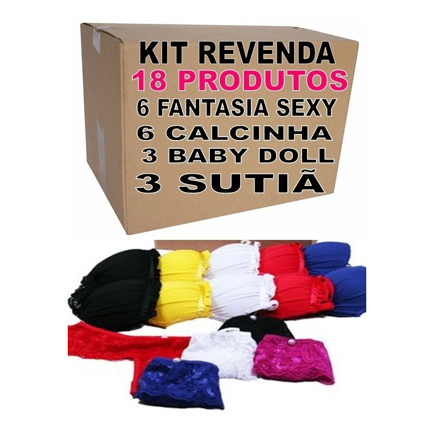 Kit Revendedora Lingerie Lingerie Moda Intima Un Shopee Brasil