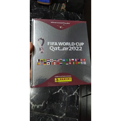 Álbum figurinhas Prata capa dura Copa do Mundo 2022 caixa Box