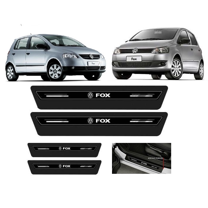 Kit Soleira Resinada Volkswagen Fox 2003 2004 2005 2006 2007 2008 2009