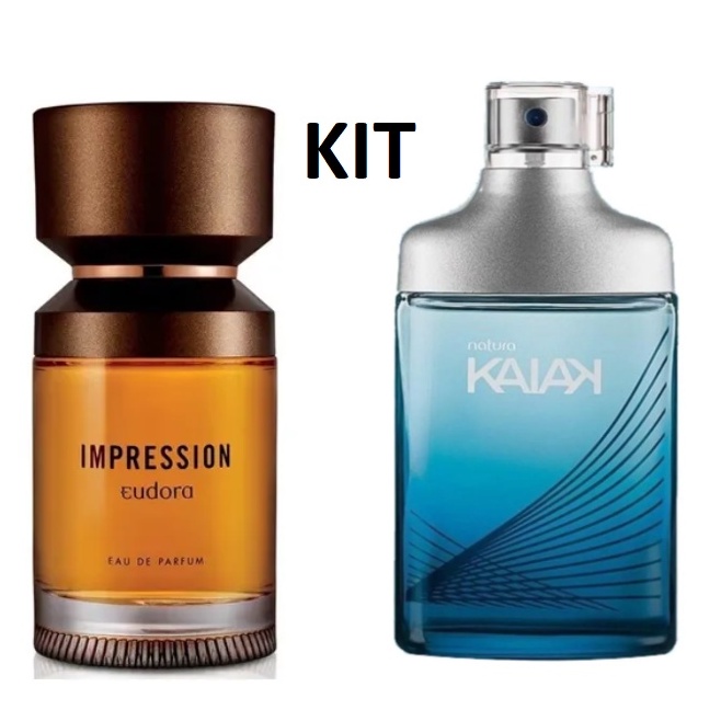 Kit 2 Colônias Masculinas 100 ml cada A Escolher na Variação