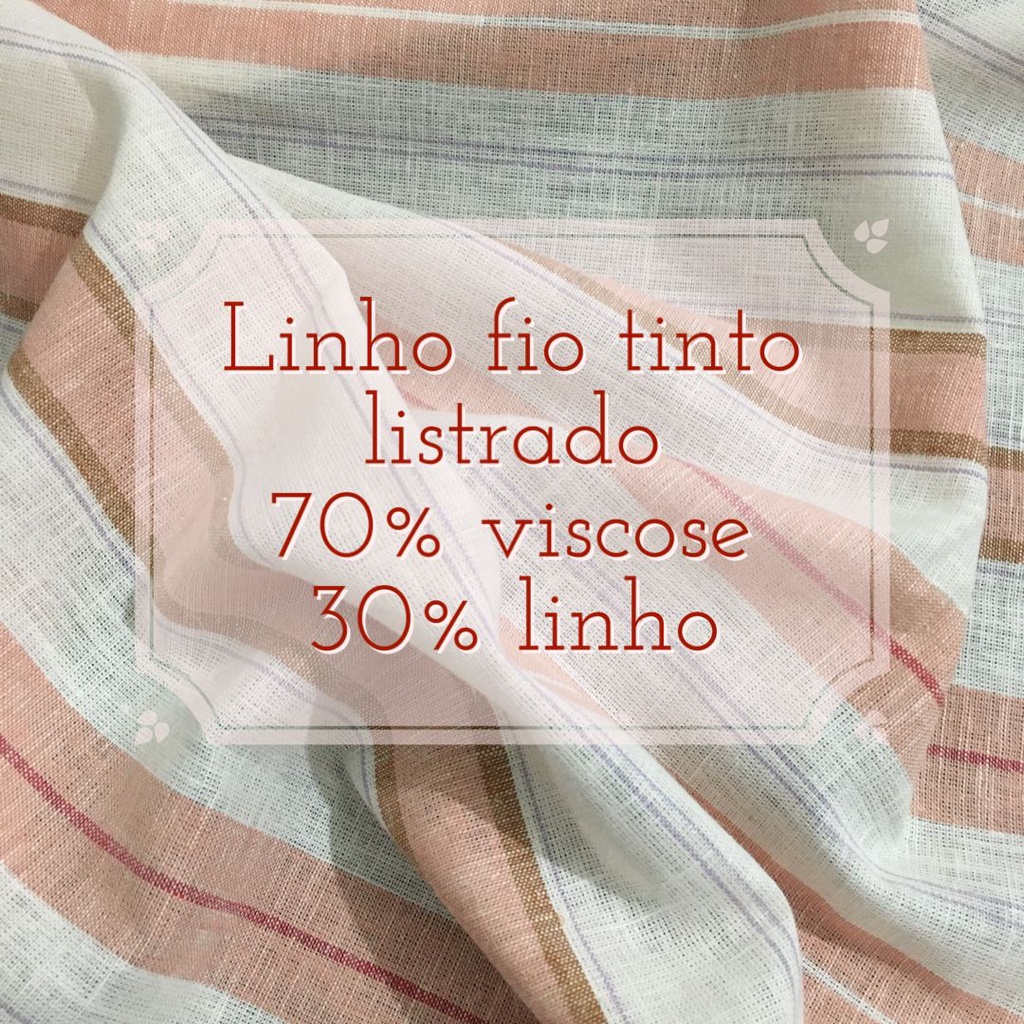 Tecido Linho Fio Tinto M X M Shopee Brasil