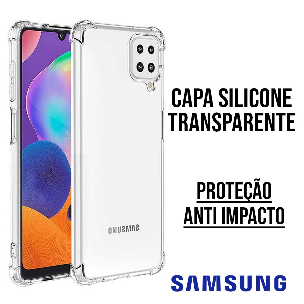 Capa Capinha Case Transparente Anti Impacto Borda Samsung Varios