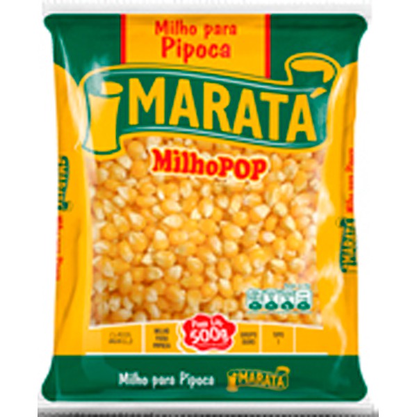 MILHO PIPOCA MARATÁ 500G Shopee Brasil