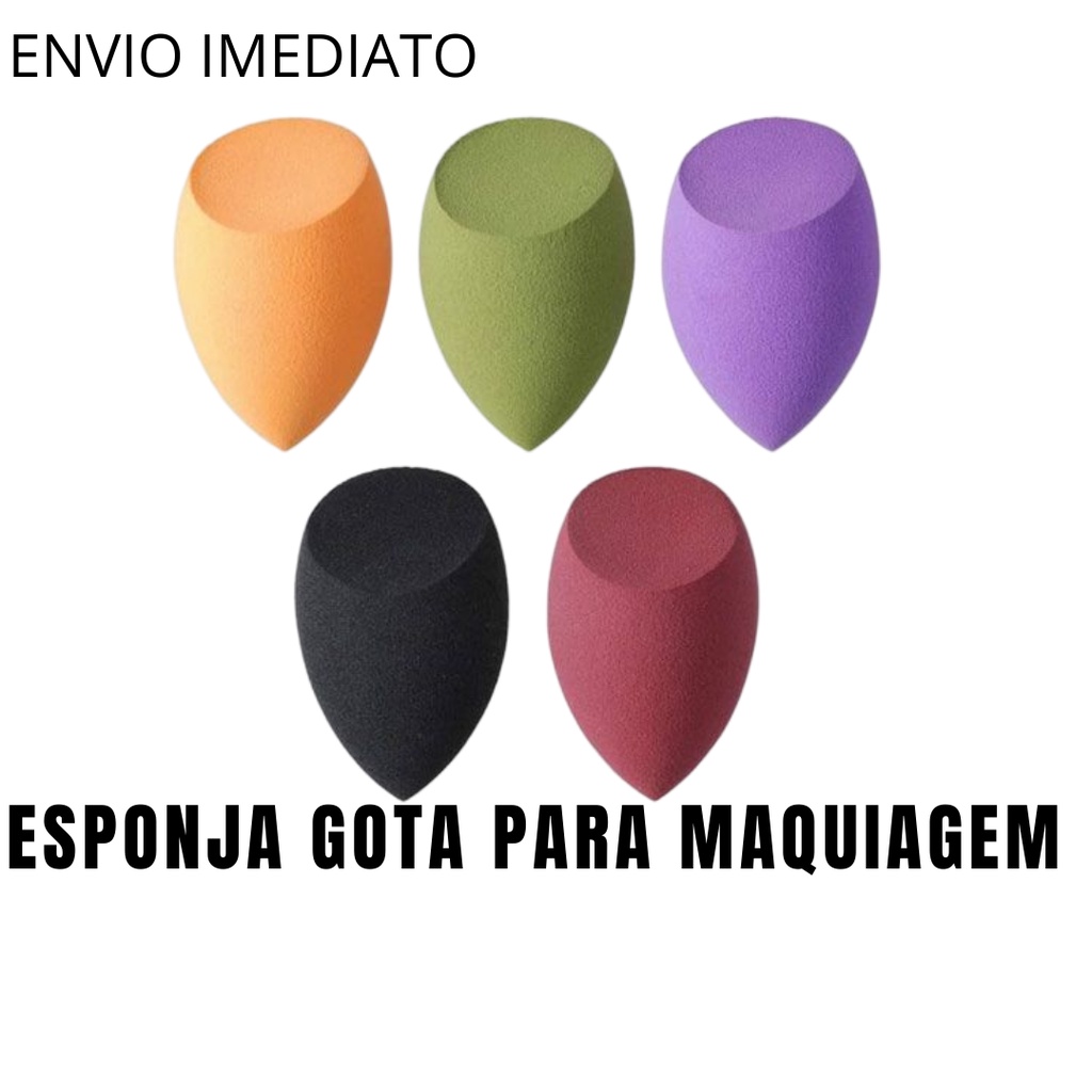 Esponja Gota Para Maquiagem Base E Corretivo Shopee Brasil