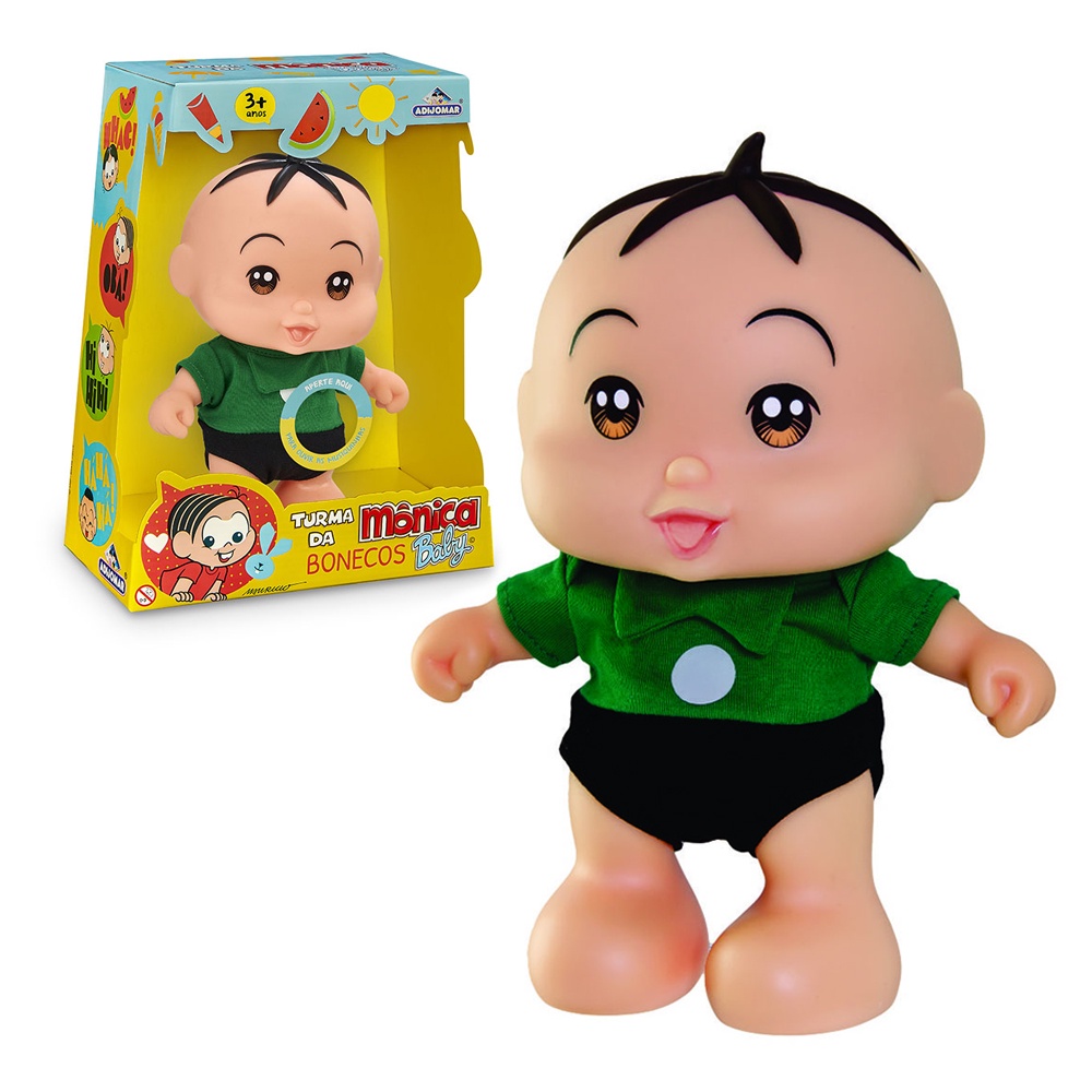 Boneco Cebolinha Turma Da Mônica Baby Fala Frases Licenciado Adijomar