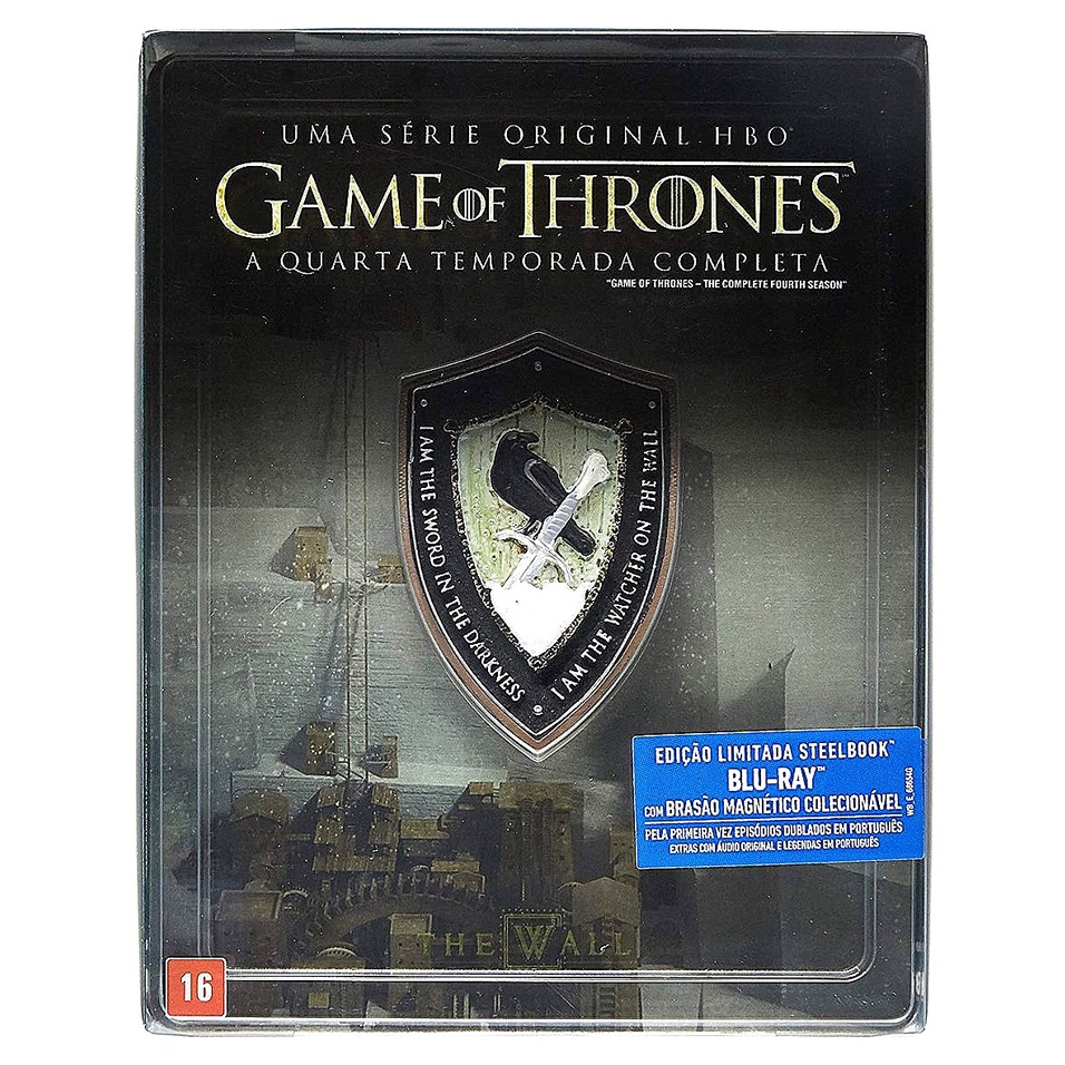 Blu ray Steelbook Game Of Thrones Quarta Temporada 4ª Completa Edição