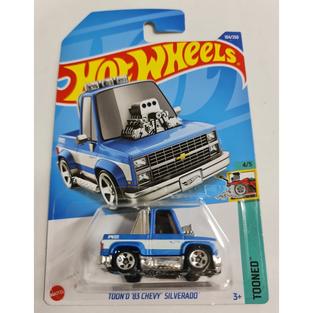 Hot Wheels ToonD 83 Chevy Silverado Shopee Brasil