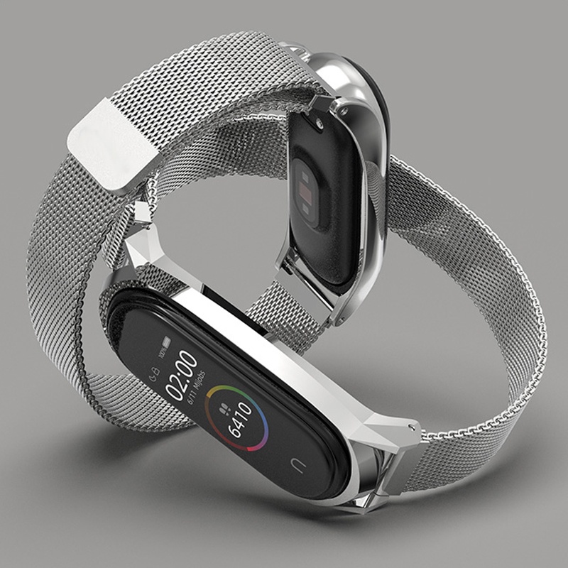 Pulseira Milanis Adequada Para Xiaomi Mi Band De A O