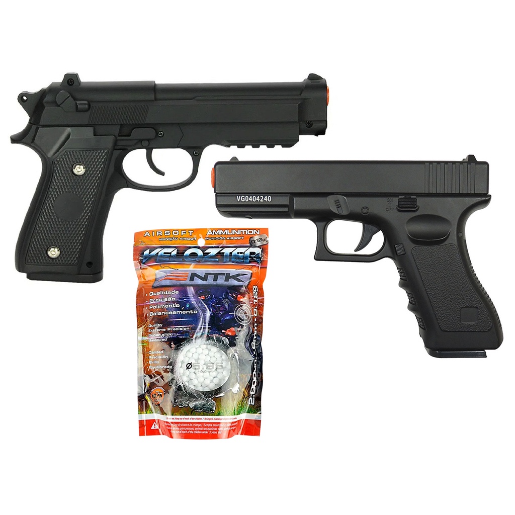 Pistola Airsoft Spring Full Metal Pt V E Pistola Airsoft Spring