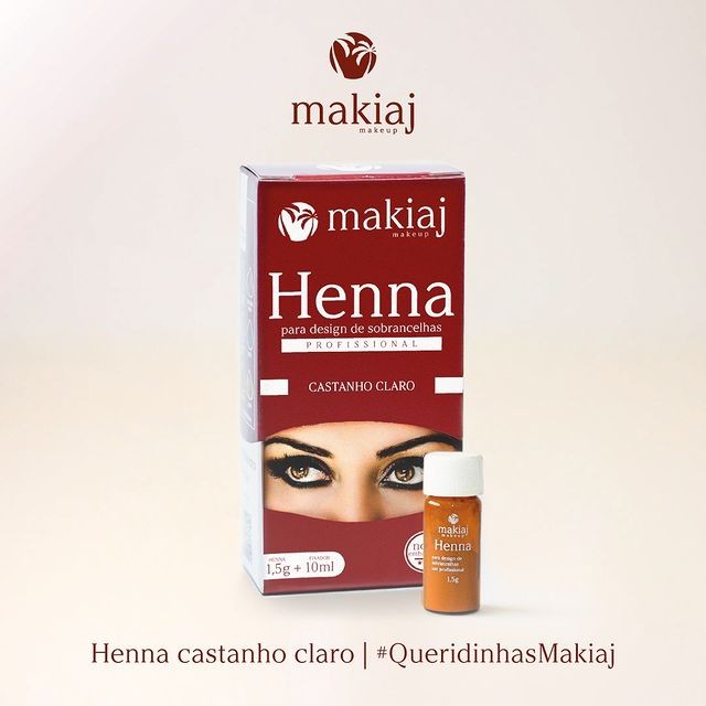 Henna Rena Para Design De Sobrancelhas Makiaj Shopee Brasil