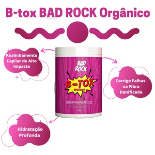 Botox Orgânico Hanova Bad Rock 1Kg Shopee Brasil