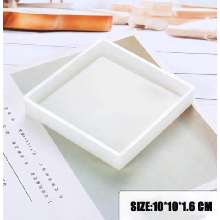 Molde Silicone Bandeja Quadrada Resina Gesso Cimento Decora Shopee Brasil