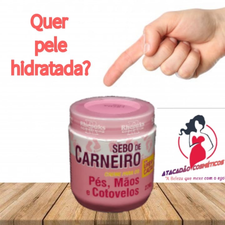 Creme Hidratante Sebo De Carneiro Rhenuks Caixa Unidades