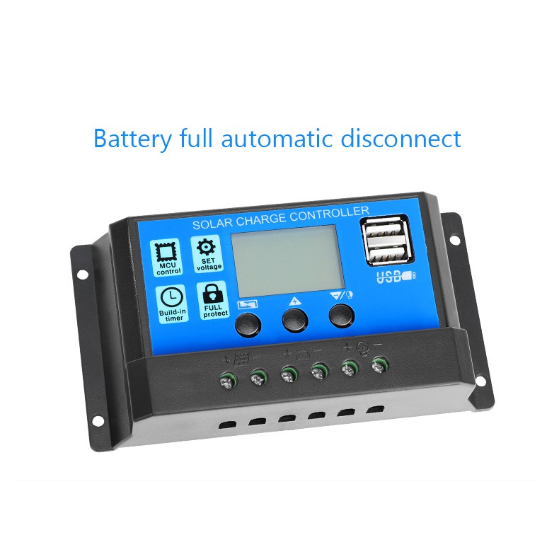 Controlador De Carga Painel Solar 10a USB 12 24V PWM No Nordeste