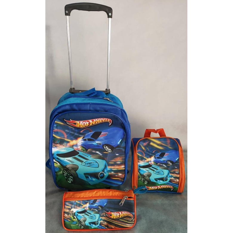 KIT MOCHILA HOT WHELLS RODAS PEQUENA Shopee Brasil