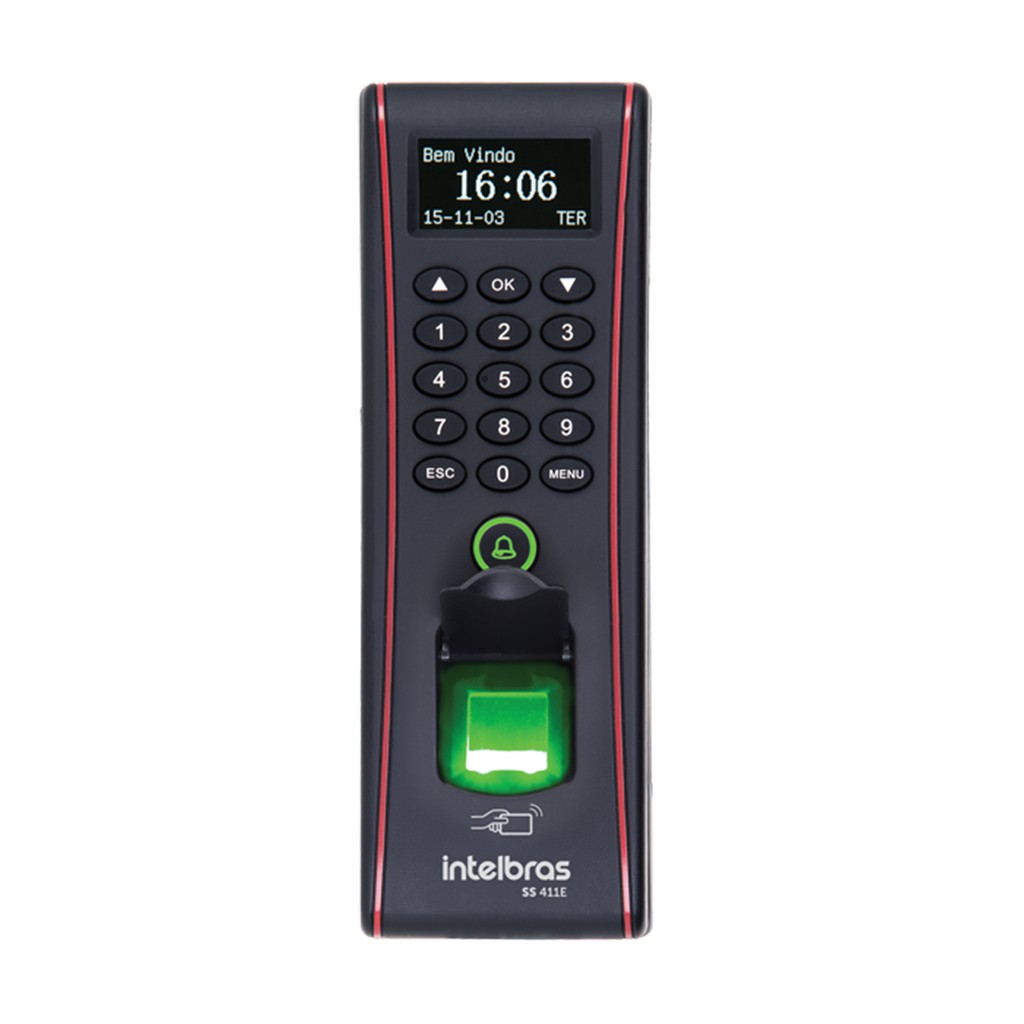 Controle De Acesso Ss411e Biometria Rfid Senha Intelbras Shopee Brasil