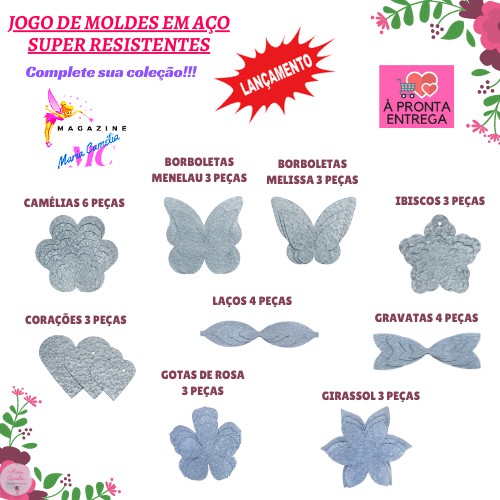 Moldes Fuxico Super Kit 32 Lindos Moldes Lançamento Shopee Brasil