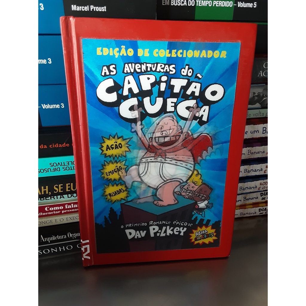 Livro As Aventuras Do Capit O Cueca Edi O De Colecionador Shopee