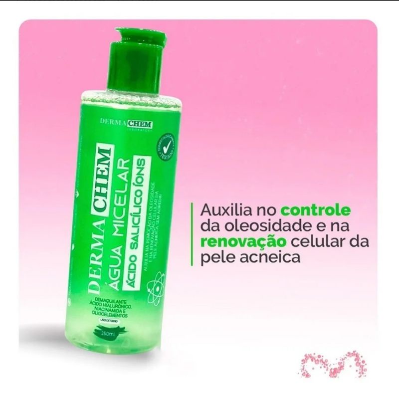 Gua Micelar Dermachem Vitamina C Rosa Mosqueta Cido Salicilico E Ions