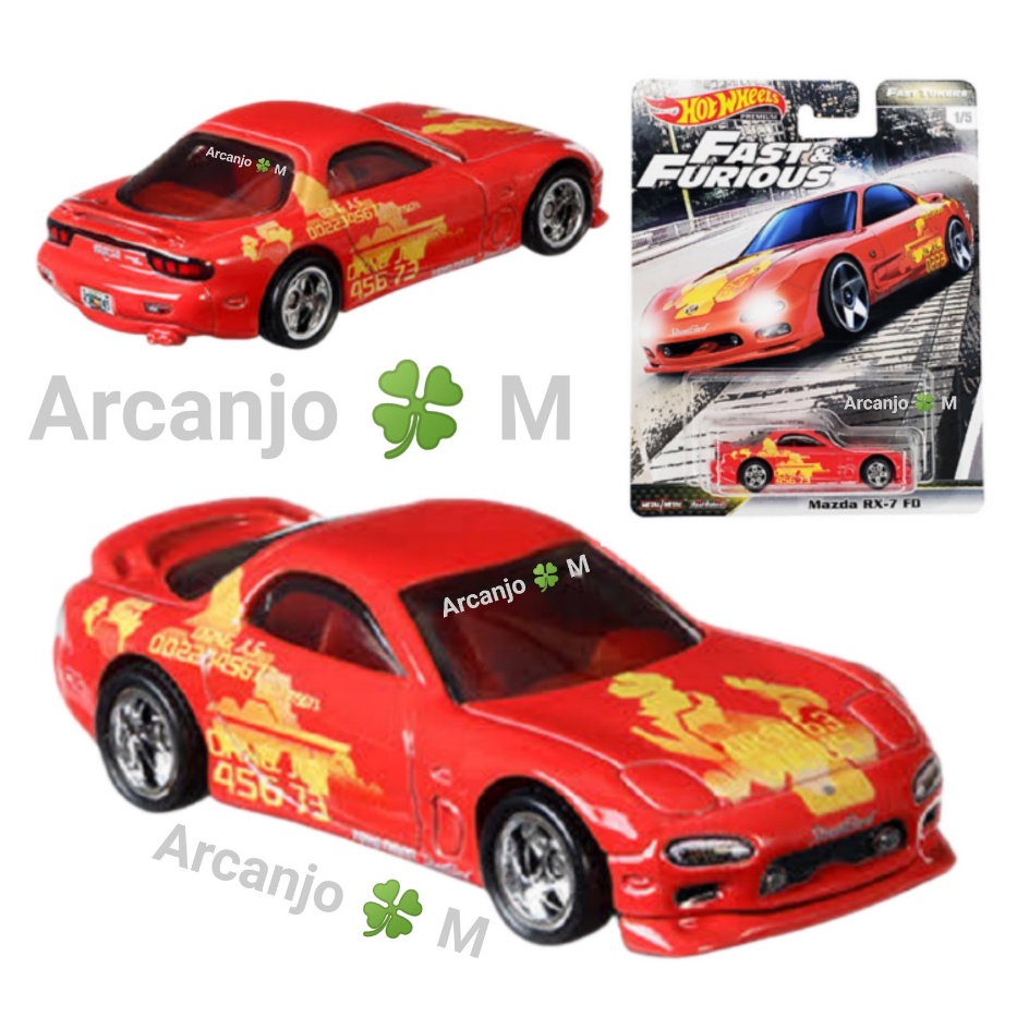 Hot Wheels Velozes E Furiosos Mazda RX FD Premium Fast Furious Shopee Brasil