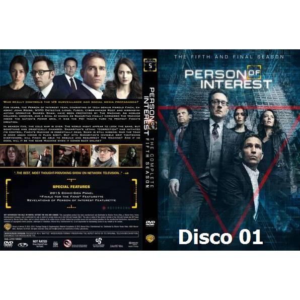 Dvd Person Of Interest Temporada Completa Legendado Ou Dublado