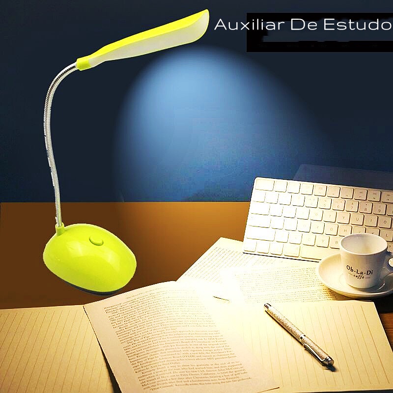 Mini Luminaria De Mesa Flexivel Sem Fio Led Leve Dobravel Portatil