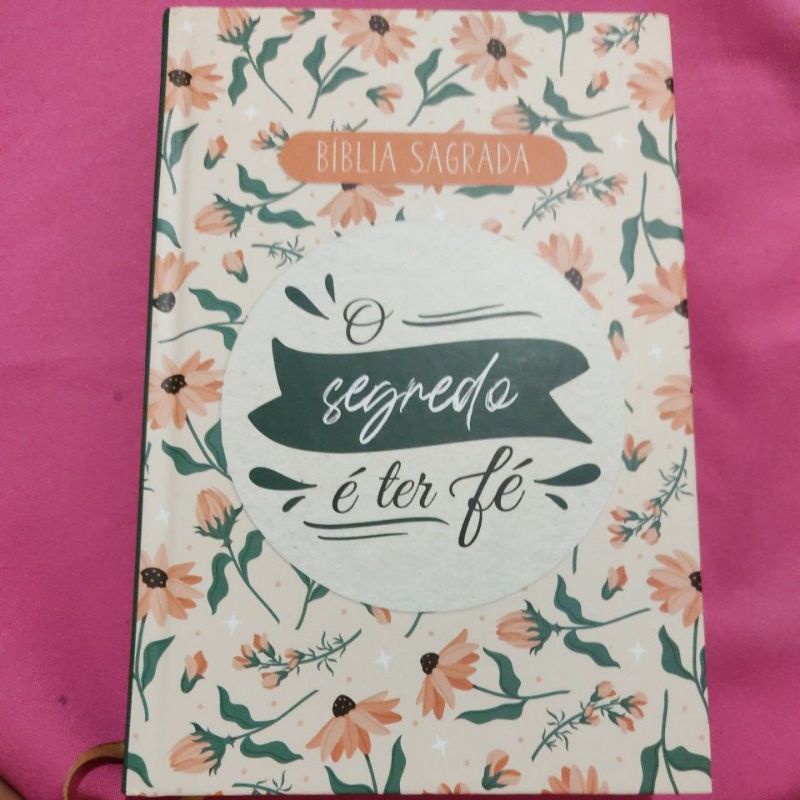 Bíblia Sagrada ACF Letra Gigante Capa Dura Lettering Shopee