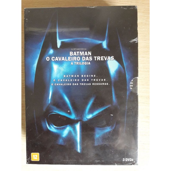 Dvd Filme Original Batman O Cavaleiro Das Trevas Trilogia Lacrado