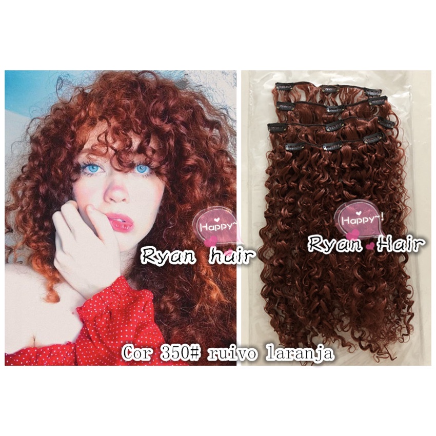 4 Telas Cabelo Cacheado Tic Tac Cor Ruivo Shopee Brasil