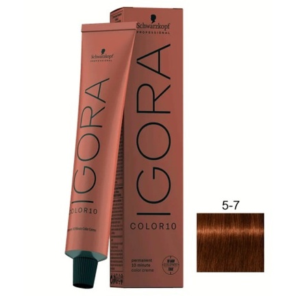 Schwarzkopf Igora Color10 Castanho Claro Cobre 5 7 60g Shopee Brasil