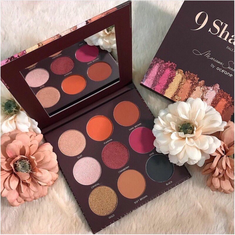 Paleta De Sombras Mariana Saad 9 Shades Océane Shopee Brasil