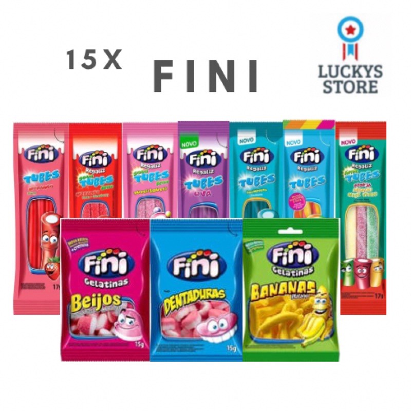 Fini Sortidos Combo Kit 15 De 15g 17g Shopee Brasil