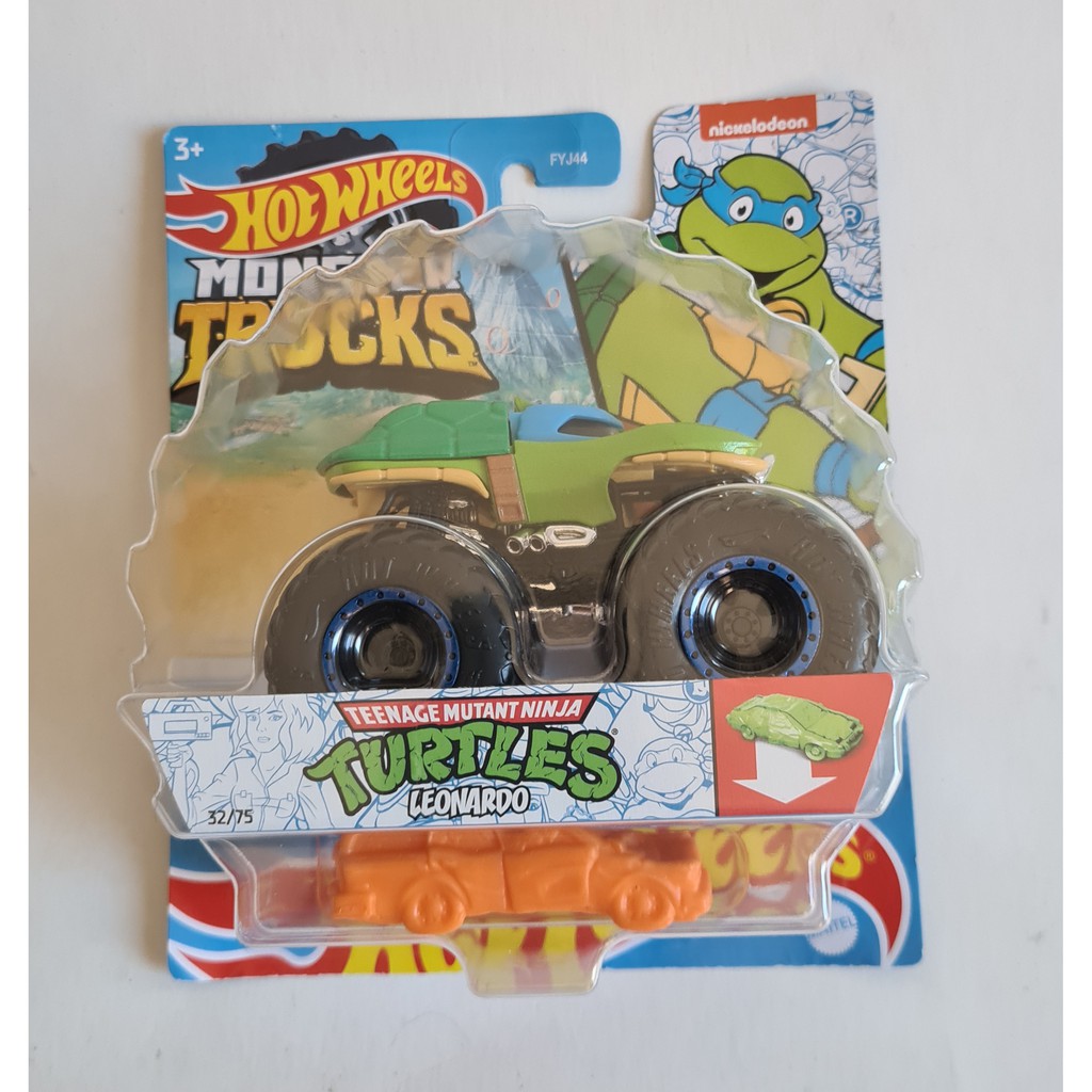 Hot Wheels Monster Trucks TMNT Demolition Doubles Raphael OFF
