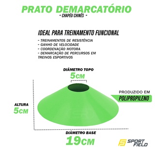 Kit Funcional Escada De Agilidade Cones Furados C Barreiras