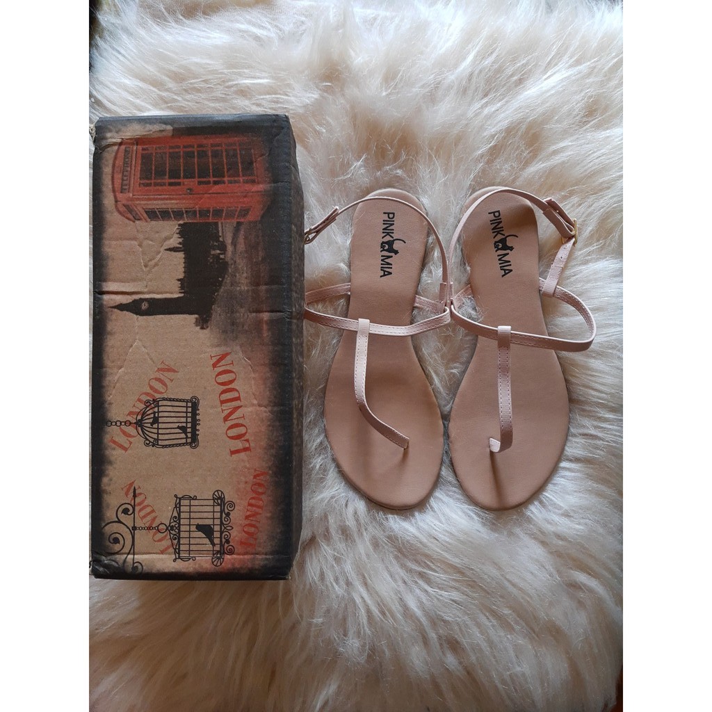 Rasteirinha Rosa Nude Shopee Brasil