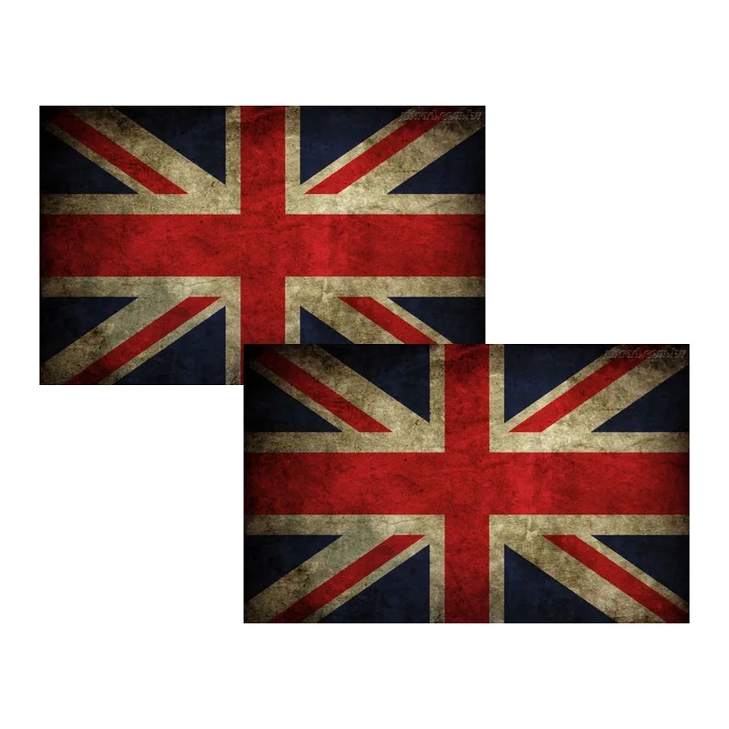 Par Adesivos Bandeira Inglaterra Envelhecido Shopee Brasil