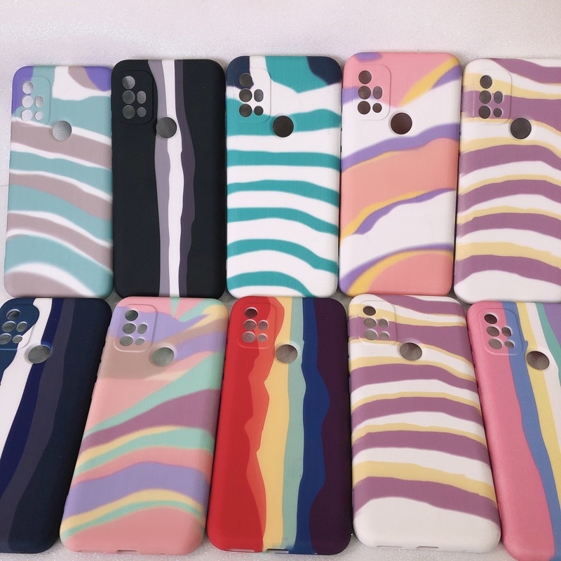 Capa Capinha De Celular Arco Iris De Silicone Para Motorola Moto G