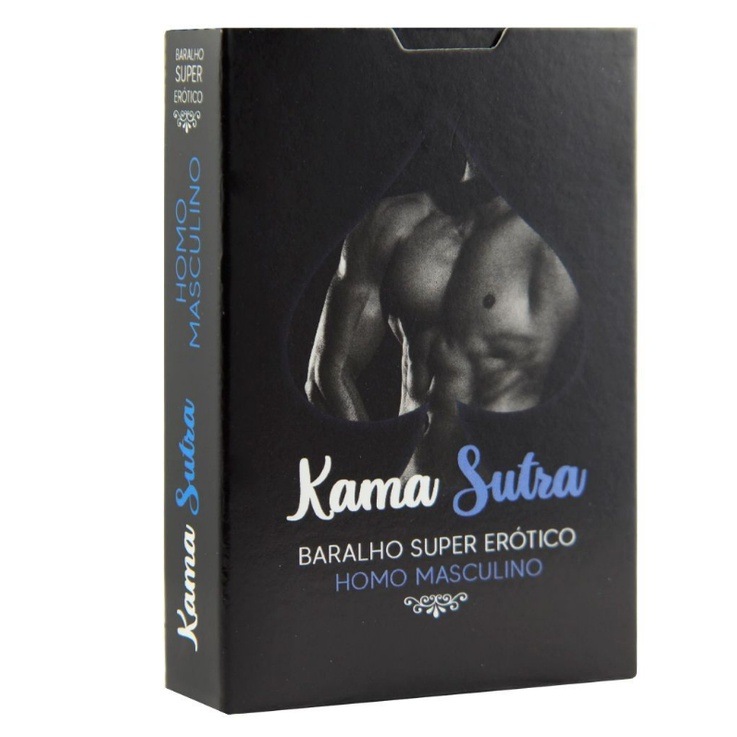 Baralho Kama Sutra Super Erotico Gay Homo Masculino 52 Cartas