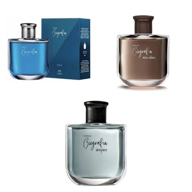 Perfume Biografia Masculino Ml Tradicional Inspire Assinatura Natura