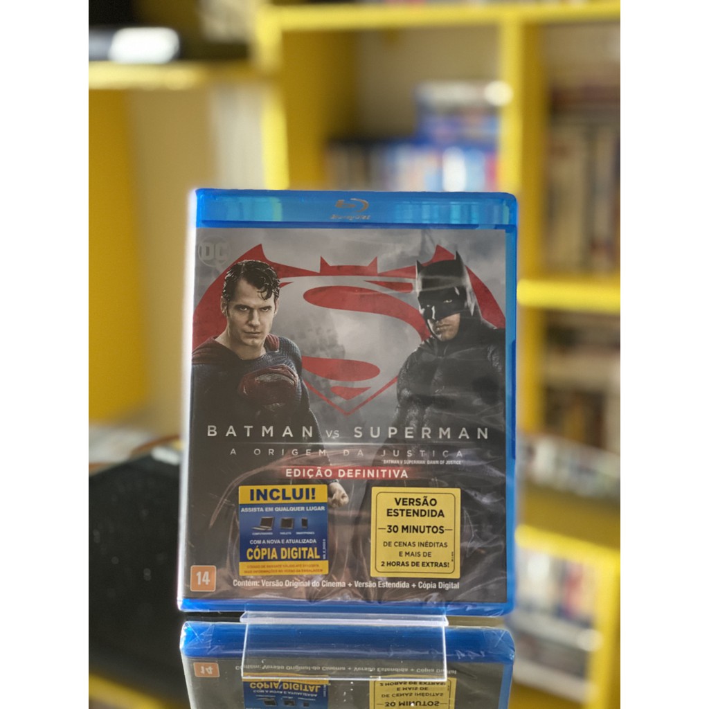 Blu Ray Batman Vs Superman Duplo Lacrado Shopee Brasil