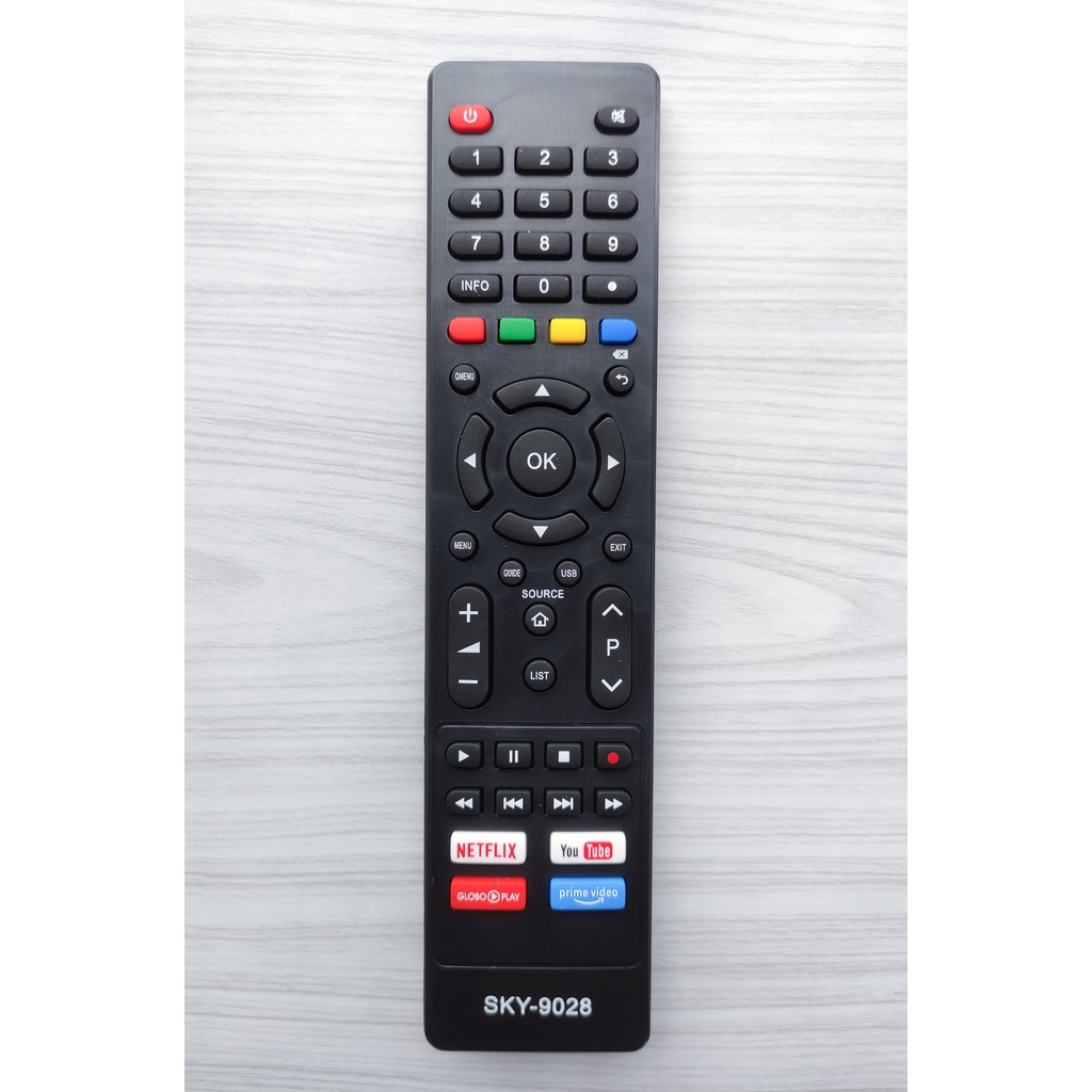 Controle Remoto Tv Philco Smart K Tecla Netflix Globo Play You