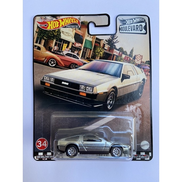 Hot Wheels Premium DMC Delorean Boulevard Shopee Brasil
