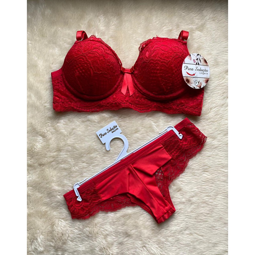 Kit Conjuntos Lingerie Luxo Lingerie Shopee Brasil