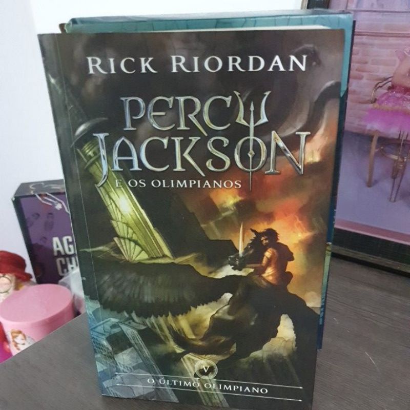 Livro Percy Jackson E Os Olimpianos O Ltimo Olimpiano Shopee Brasil