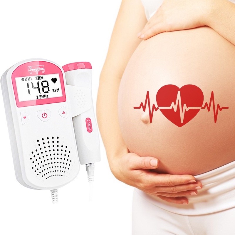 Doppler Fetal Sonar Fetal aparelho para ouvir o coração do bebê